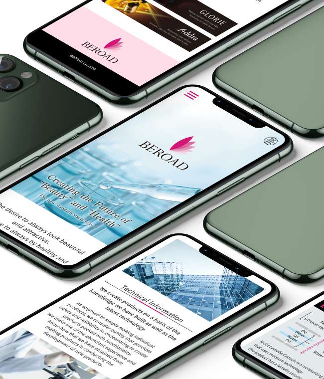 株式会社 Beroad様のHPを制作しました！